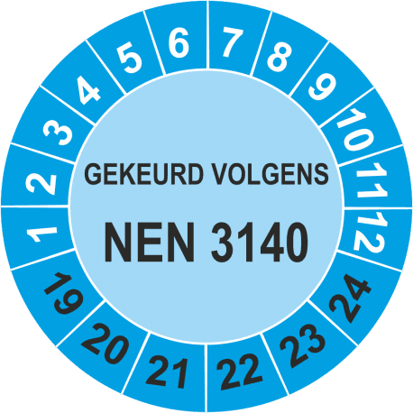 Gekeurd volgens NEN 3140